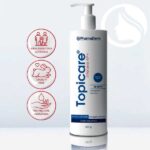 Emulgel corporal con componentes hidratante y emoliente, que restaura la función barrera de la piel; formando una capa protectora y manteniendo el equilibrio hídrico natural de la piel.